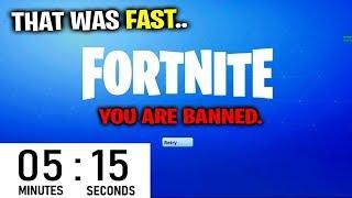 First To Get Banned Wins $10000 - Fortnite