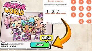 ️ NEW UPDATE FREE NEW KAWAII COLLECTION  SECRET CODE AVATAR WORLD