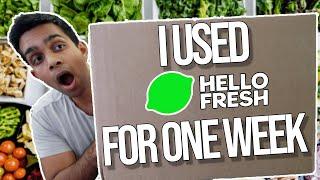 I Ate HelloFresh for ONE WEEK  - My Honest Experience