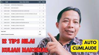 12 TIPS DAPAT NILAI TINGGI DAN IPK CUMLAUDE