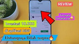 Investasi di bibit 10.000 aja ternyata untungnya lumanyan