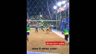 dimas saputra spike bom 3 meter volley