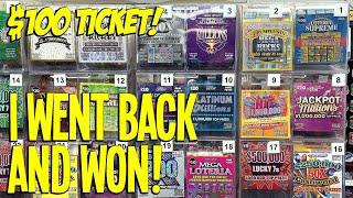 I WENT BACK and WON $250 TEXAS LOTTERY Scratch Offs