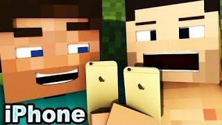 IF The iPHONE WAS ADDED TO MINECRAFT 2.0 Minecraft Animation REUPLOADED