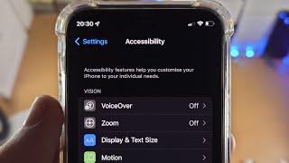 How To Turn On Accessibility on iPhone