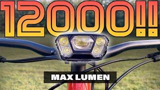 The WORLDS Most POWERFUL Bike Light  Magicshine Monteer 12000
