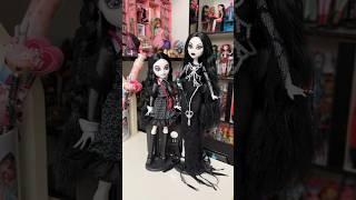 What do you think?  #60secondreview #wednesdayaddams #morticia #dolls #dollreview #wednesday
