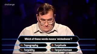 Who wants to be a Millionaire? Colin Hallets £32000 Question