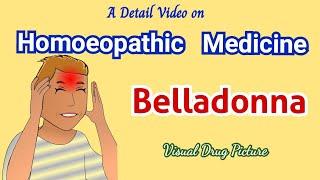 Belladonna 30 200 Uses Homoeopathic Medicine  Belladonna Visual Drug Picture 