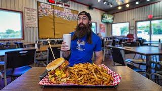 ONLY 12 MINUTES TO GET THIS MEAL FREE  OKLAHOMATEXAS EP.7  BeardMeatsFood