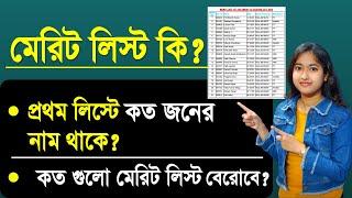 What is Merit List  WB College Admission 2022  College Merit List published date  Merit list 2022