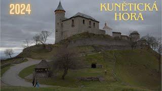 Inside a thousand year old Czech castle  Kunětická hora