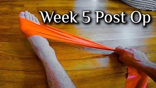 PT Montage  Week 5 Post Op. Achilles Tear Surgery