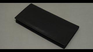 Mens Leather Long Wallet Black  Leather Wallet for men