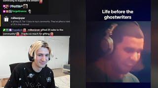 xQc reacts to Drakes Life before the Ghostwriters