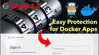 Google Sign in for Homelab with Traefik Forward Auth and Docker