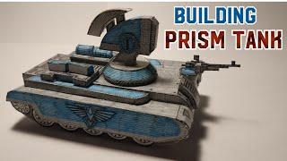 Building  Prism Tank  Energy Gun Tank Allied #tank #building #papercraft #fypシ #military #art