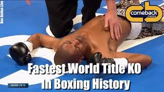 KO Fastest Title Fight in Boxing History Zolani Tete vs. Siboniso Gonya