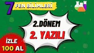 7. Sınıf Fen Bilimleri 2. Dönem 2. Yazılı  PDF