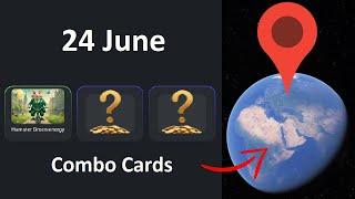 Daily Combo Cards 24 June on Google Earth Hamster Kombat