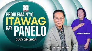 LIVE Problema Nyo Itawag Kay Panelo  July 29 2024