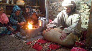 Old Traditional Method to make Butter in Goat Skin and Naturally Store it in Ground