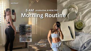 5AM MORNING ROUTINE 2024   HEALTHY & PRODUCTIVE HABITS