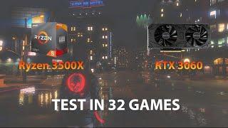 RTX 3060 + Ryzen 3500X test in 32 games at 1080p Ultra Settings