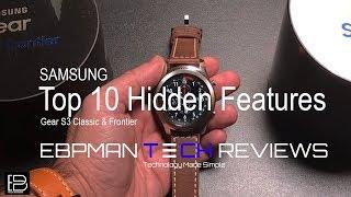 Top 10 Hidden Features and Tips Samsung Gear S3 Classic & Frontier