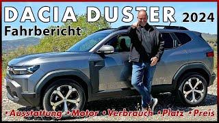 Dacia Duster 2024 - Mehr Platz Neue Motoren Mehr Assistenzsysteme ab 18.950 €  Test Review Deutsch