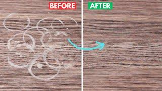 How to Remove Water Stains from Wood Quick & Easy  Dark Stain Removal Tips  Furniture