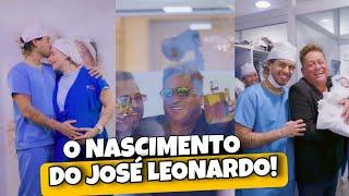 Zé Felipe e Leonardo  se emociona com o nascimento