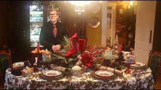 Ye Ole Christmas Tablescape - Christmas Tablescape