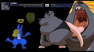 M.U.G.E.N Lardo Rat vs Lucario