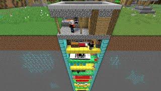 1000$ GİZLİ YERALTI EV - Minecraft