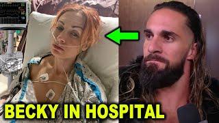 Becky Lynch in Hospital After Injury on RAW as Seth Rollins is Shocked - WWE News November 2023