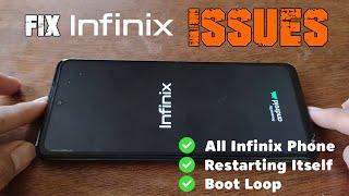 Infinix Phone Restarting Itself and Boot Loop Fixed