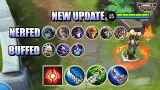 NEW UPDATE - NEXT WAVE OF MARKSMAN NERF RED BUFF KHUFRA - PATCH 1.4.92 MLBB