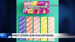 Fruit Stripe gum discontinued