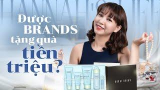 ĐẬP HỘP + REVIEW QUÀ HƠN 20 TRIỆU TỪ BRANDS  LÀM BEAUTY BLOGGER CÓ GÌ VUI?  HANNAH OLALA SHARE