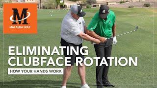 Malaska Golf  Eliminating Clubface Rotation - How Your Hands Work