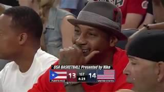 USA vs Puerto Rico Full Game Basketball World Cup 2282014