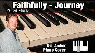 Faithfully - Journey - Piano Cover + Sheet Music