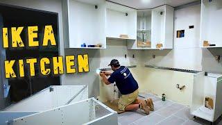 Full IKEA Kitchen Install Cabinet HackInstall Tips