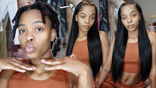 BADDIE transformation  Ali Pearl Hair *NEW* Pre-Styled Lace Front Wig Install 