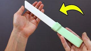 How to make a Paper Weapon. Paper Knife making