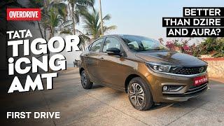 Tata Tigor iCNG AMT First Drive  Better than Dzire and Aura? @odmag