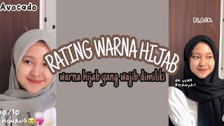 RATING WARNA HIJAB