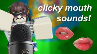 roblox asmr tower of hell mouth sounds  ear to ear