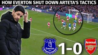 How Dyches Everton Shut Down Artetas Tactics  Everton vs Arsenal 1-0  Tactical Analysis